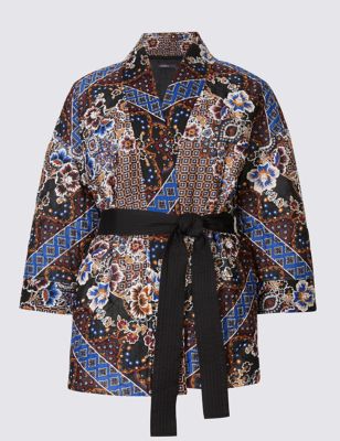 Pure Cotton Floral Quilted Judo Jacket